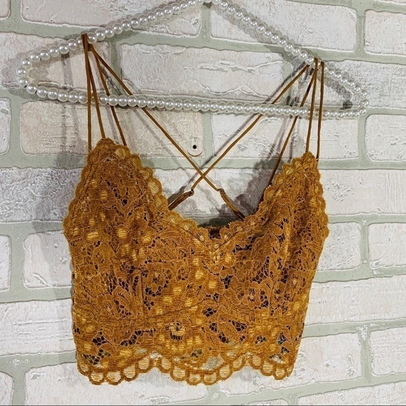 Free People NWT Celine Bralette in Carmel - Picture 6 of 10